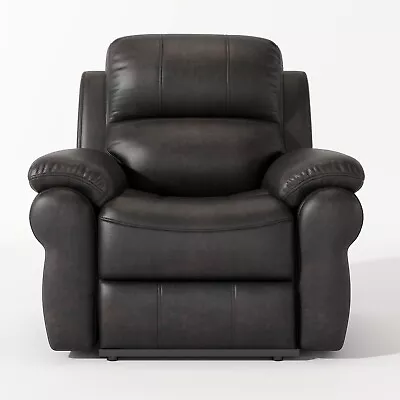 Breathable Fabric Power Reclining Chair W/USB Button1 -seatEspresso • $379