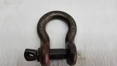 CE WLL 6-1/2 Ton Shackle / Clevis W Eye Screw Pin / Bolt 7/8 M In Circle • $19.99