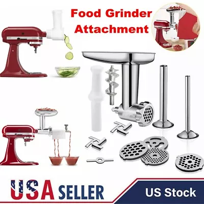 Meat Grinder Slicer Shredder Attachment For KitchenAid Kitchen Aid Stand Mixer • $49.99