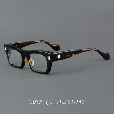 Thick Board Glasses Splicing Retro Eyaglsses Frames Men Women Rectangle Glasses • $29.69