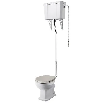 £342.95 • Buy Hudson Reed Richmond High Level Toilet Lever Cistern Flush Pipe Kit Excl Seat
