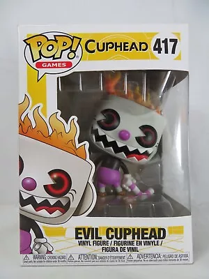 Games Funko Pop - Evil Cuphead - Cuphead - No. 417 - Free Protector • $65