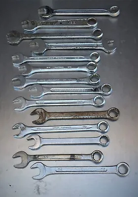 Mixture Of Vintage 1/2 9/16 5/8 Combination Wrenches Barcalo Vlchek Misc. • $10