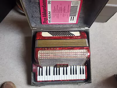 Used Hohner Concerto II Accordion Fisarmonica Needs Minor Service • $399