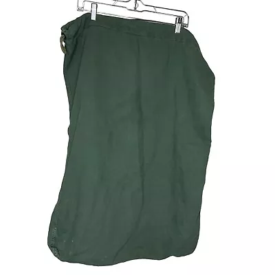 US Army BARRACKS BAG OD Green 100% Cotton Large Laundry Bag USGI • $14