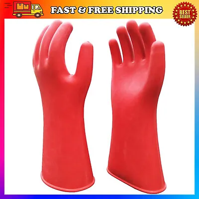 Electrical Insulated Lineman Rubber Gloves Electrician High Voltage Safety Glove • $22.72