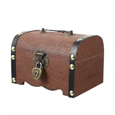 Large Wooden Treasure Chest For Kids' Toys Games And Art Supplies • $24.39