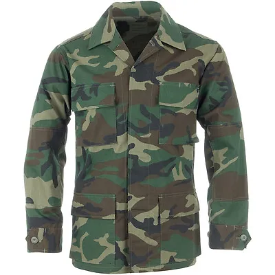 New Usgi Battle Dress Uniform Woodland Bdu Jacket Made In The Usa  All Sizes  • $28.79