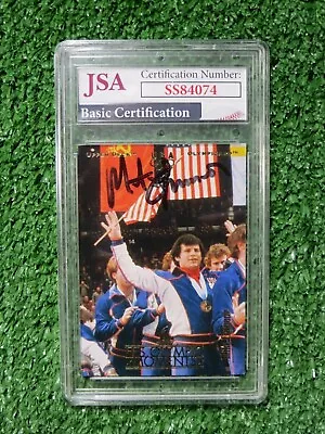 MIKE ERUZIONE SIGNED USA Gold SLABBED 1996 Upper Deck OLYMPICARD JSA COA • $99.99