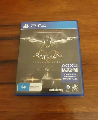 Batman Arkham Knight Limited Edition - PS4 Game - VGC • $36.50