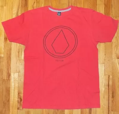 Men's Volcom Short Sleeve Crewneck T-shirt Large Red Black Multicolor • $0.99