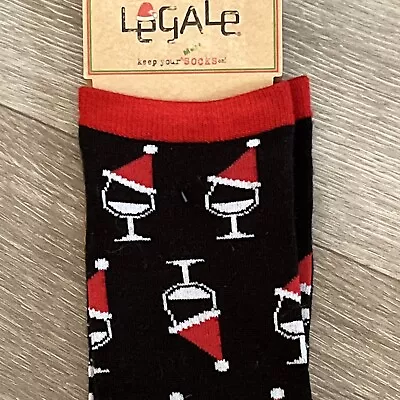 Legale Men's Socks Christmas Santa Claus Shoe Size 10-13 • $6.99