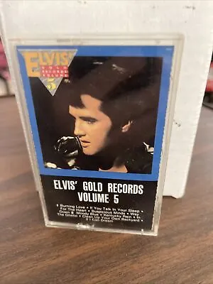 Elvis Presley Gold Records Volume 5 Cassette Tape 1984 RCA AFK1-4941 (Tested) • $2.75