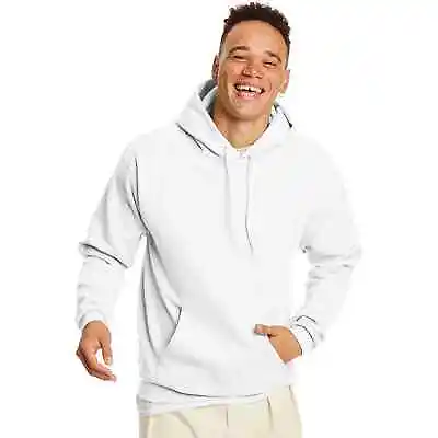 Hanes Men's Fleece Hoodie Pullover Sweatshirt Warm Winter Essentials No Logo • $23.77