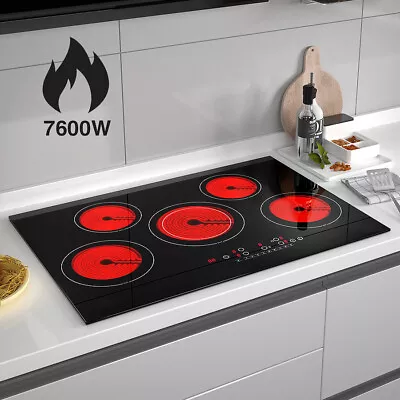 12/30/36in Electric Radiant Cooktop Ceramic Glass Stove Top Touch Induction • $109.99