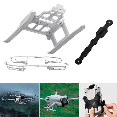 Propeller Guard+Propeller Holder+Foldable Landing Gear For DJI Mini 3 Pro 3 In 1 • $18.98