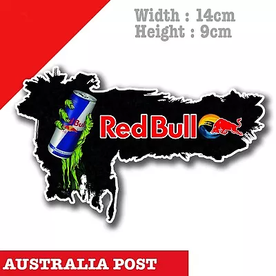 RED BULL Energy Drink  Logo - Zombie Hand   Laptop  Car  Vinyl  Sticker • $7.40