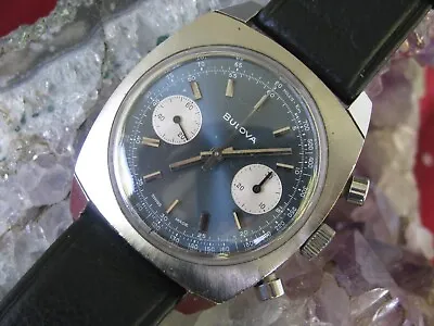 Bulova Vintage Stainless Steel Chronograph Wrist Watch Valjoux 7733 • $1299.99