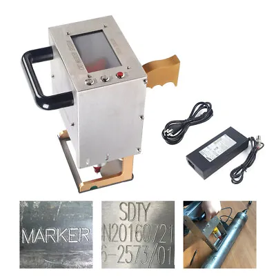 Portable Handheld Dot Peen Marking Machine Metal Code Marking Machine High Speed • $1495.20