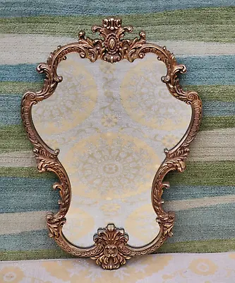Vintage French Rococo Style Gilded Wall Mirror Union City Mirror & Table Co. 46  • $324.98