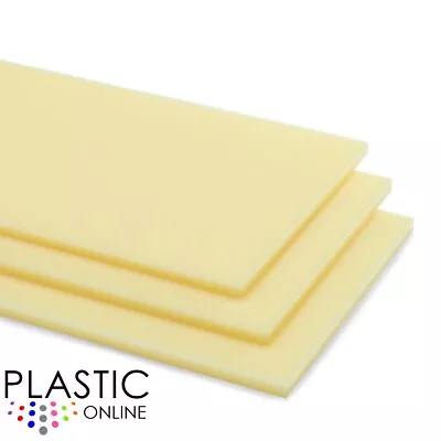 Cream Perspex Acrylic Sheet Colour Plastic Panel Material Cut To Size • £66.75