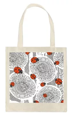    Ladybird Pattern Tote Bag Cotton Handbag • £5.99