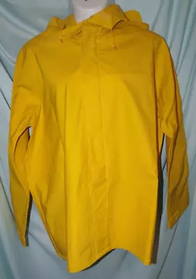 GI Solid Yellow 50 Mil 2 Layer Rainsuit Size 2XL Style #7953 100% Waterproof • $9.50