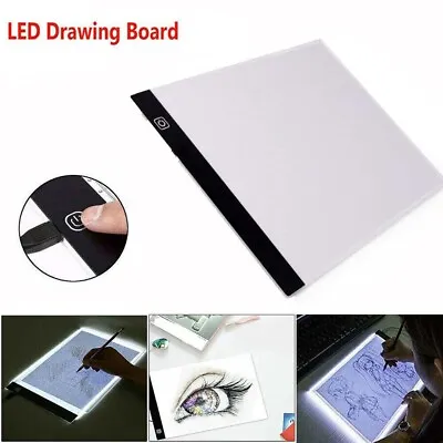 A4 LED Drawing Copy Board Light Box Tracing & Ultra-thin Pad Diamond Painting UK • £9.59