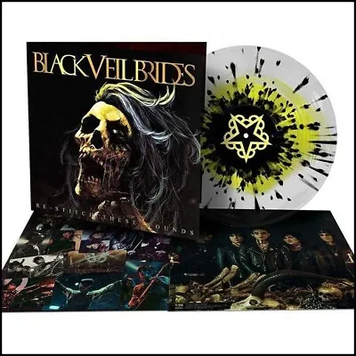 Black Veil Brides - Re-Stitch These Wounds. Yellow Black Splatter Vinyl SEALED • £24.99