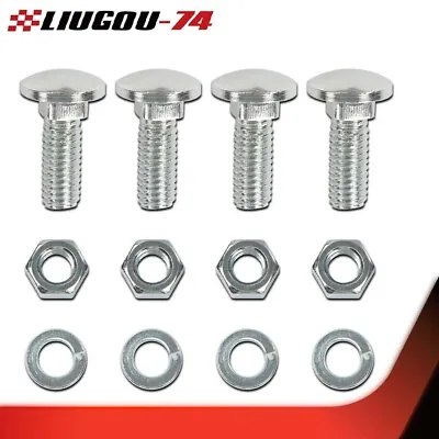 Fit For Ford 7/16-14x1-1/4  Capped Round Head Front Rear Bumper Bolts Set New • $8.91