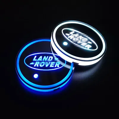 2X LED Car Cup Pad 7 Colors Accessories Light Cover Interior Decoration Lights • $13.75