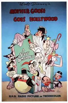 Mother Goose Goes Hollywood Poster The Marx Brothers G Garbo Old Movie Photo • $5.87