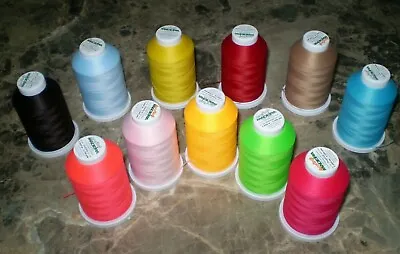 Madeira AEROFLOCK Overlocker Thread - 100% Polyester.  9000 Series. • £3.50
