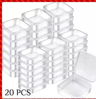 20 PCS Small Mini Plastic Storage Container Boxes Portable Storage For Travel • $19.50