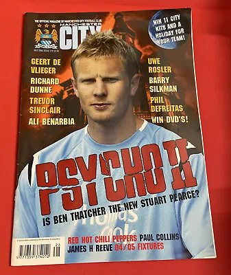 MANCHESTER CITY MAGAZINE July 2004  ISSUE 119 Thatcher Vivien For Monopoly Rosle • £4