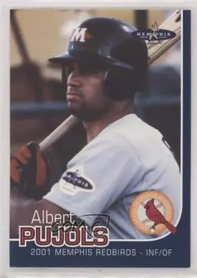 2001 Post Memphis Redbirds Albert Pujols Rookie RC • $75