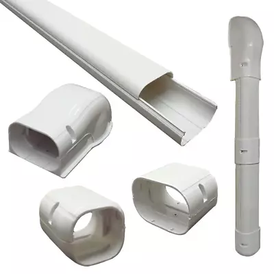 7.5 Ft Line Set Cover Kit 3″ For Mini Split Central Air Conditioner Heat Pump • $36.25