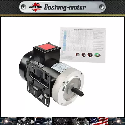 General Electric Motor 3 Phase 56C Frame 1800 RPM TEFC 230 / 460 Volt 2 HP • $229.99