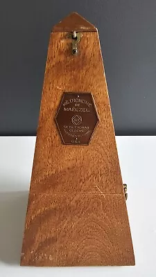 Vintage SETH THOMAS Wooden Metronome De Maelzel Cherry Nice Condition • $95