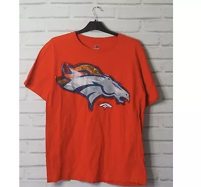 Denver Broncos Majestic Athletic T Ahirt Mens Large  • £16.99