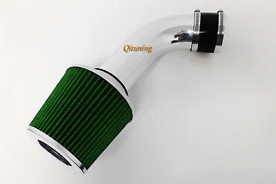 Black Green Air Intake System Kit Filter For 2001-2003 BMW 525 528 530 E39 I6 • $131.75