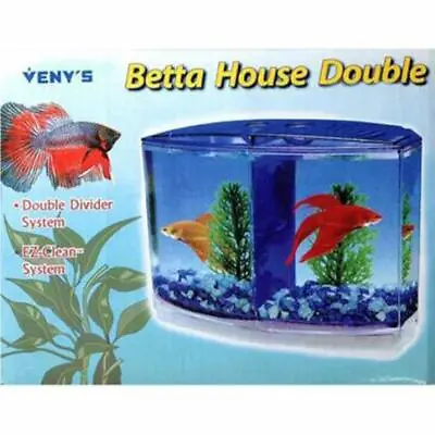 $24.99 • Buy New Veny's Miniature Betta Fish Tank Aquarium Bbt3s Complete Set Nano Freshwater