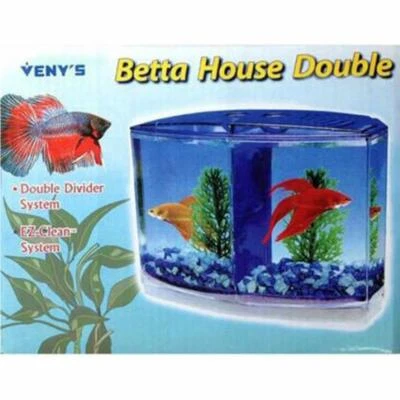 $24.99 • Buy New Veny's Miniature Betta Fish Tank Aquarium Bbt3s Complete Set Nano Freshwater