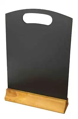 A4 Hand Held Table Top Menu Blackboard Specials Board Chalkboard With Base • £10.60