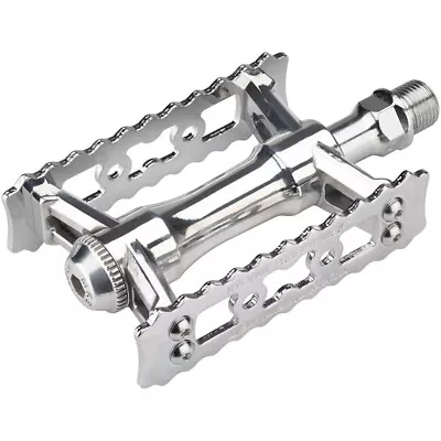 MKS Sylvan Touring Next Cage Platform Pedals 9/16  Light Aluminum Body Silver • $74.36