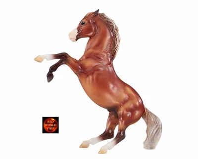 £24.99 • Buy Breyer Horse Toy Model 947 Classic Scale Silver Bay Mustang Rearing Horse New