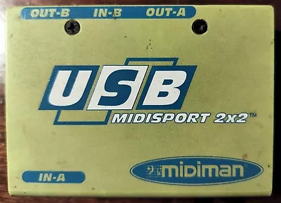 Midiman Midisport 2x2 USB Midi-Computer Interface 2 In 2 Out • $5