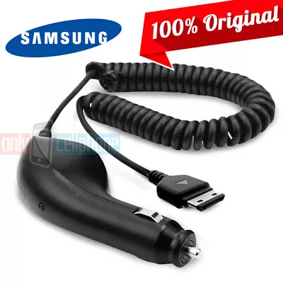 $8.53 • Buy NEW OEM Samsung Car Charger W/ S20-Pin Coiled Cable For Omnia Ace Juke BlackJack