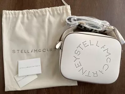 Stella McCartney Stella Logo Camera Shoulder Bag White With Storage Bag • $169.99