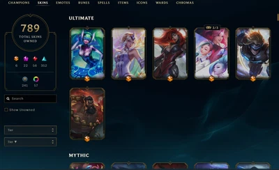 $1800 • Buy NA League Of Legends Account